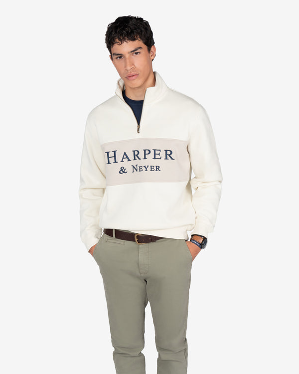 SUDADERA MARYLAND HARPER & NEYER 404125011 CRUDO