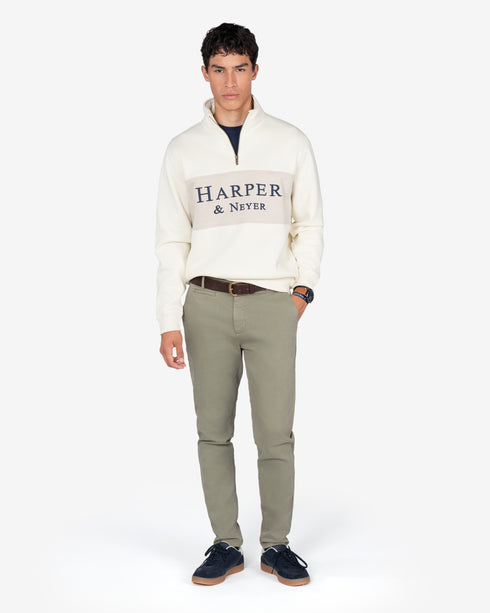 SUDADERA MARYLAND HARPER & NEYER 404125011 CRUDO