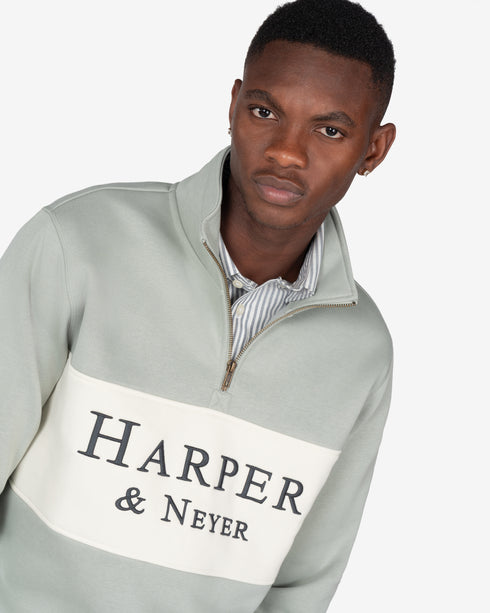 SUDADERA MARYLAND HARPER & NEYER 404125011 MILITAR