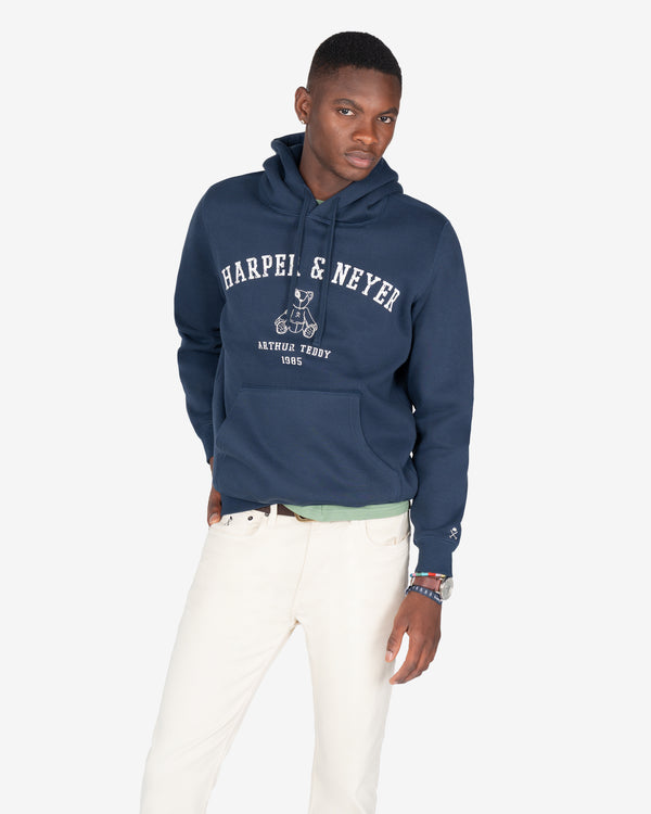 SUDADERA MANCHESTER HARPER & NEYER 404125015 AZUL MARINO