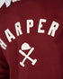 SUDADERA NEW ENGLAND HARPER & NEYER 404125026 BORGOÑA