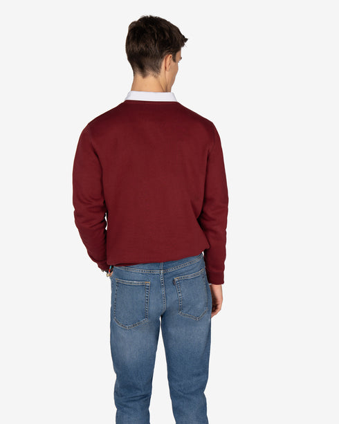 SUDADERA NEW ENGLAND HARPER & NEYER 404125026 BORGOÑA