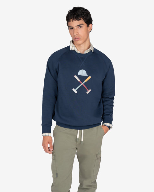 SUDADERA VERMONT HARPER & NEYER 404125031 AZUL MARINO