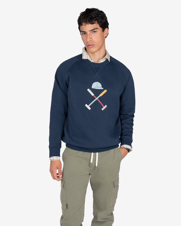 SUDADERA VERMONT HARPER & NEYER 404125031 AZUL MARINO