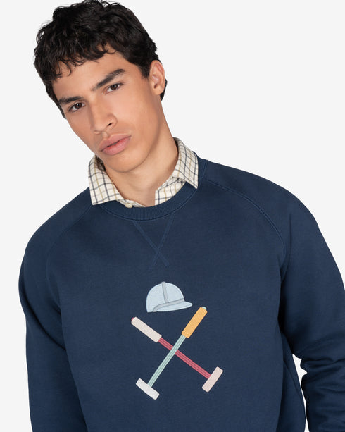 SUDADERA VERMONT HARPER & NEYER 404125031 AZUL MARINO