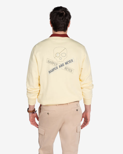 SUDADERA AIRCRAFT VAINILLA YELLOW Harper & Neyer