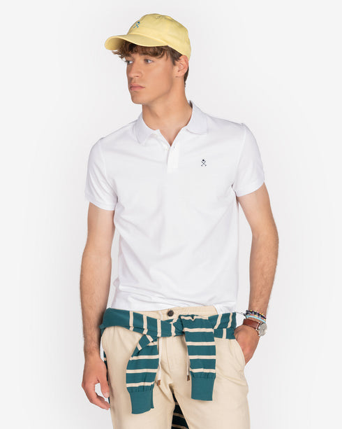 POLO RETRO WHITE Harper & Neyer