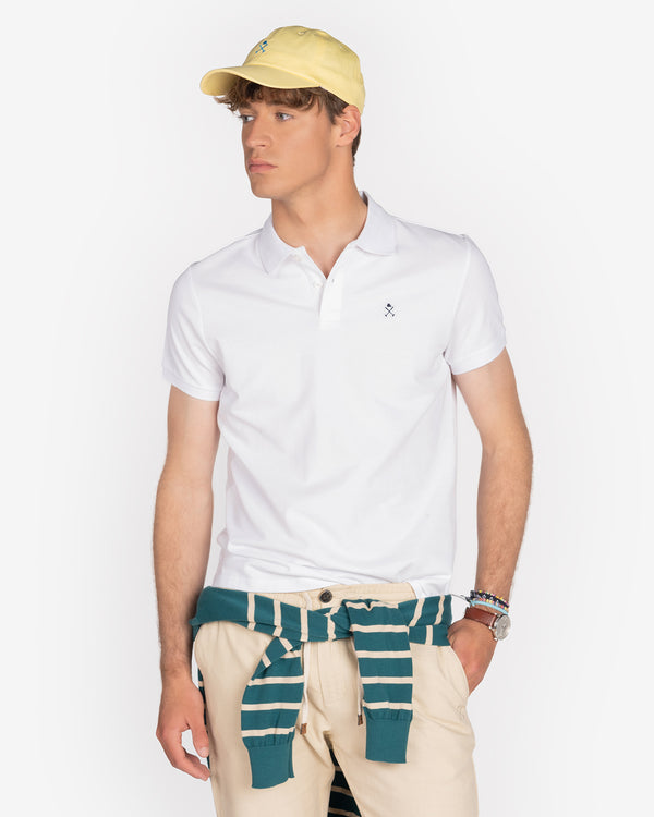 POLO RETRO WHITE Harper & Neyer