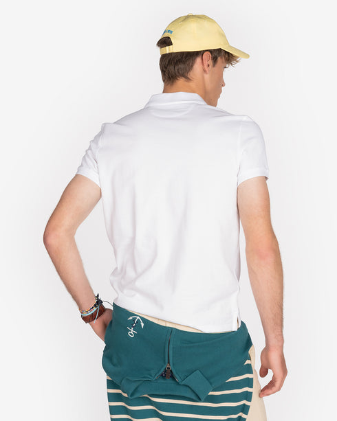 POLO RETRO WHITE Harper & Neyer