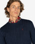 JERSEY BLARNEY CASTELL NAVY BLUE
