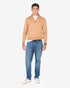 JERSEY ICON ZIPPER HARPER & NEYER 600125006 CAMEL