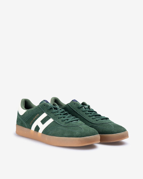 SNEAKER HAMPTONS SUEDE HARPER & NEYER 700125012 BOTELLA VERDE