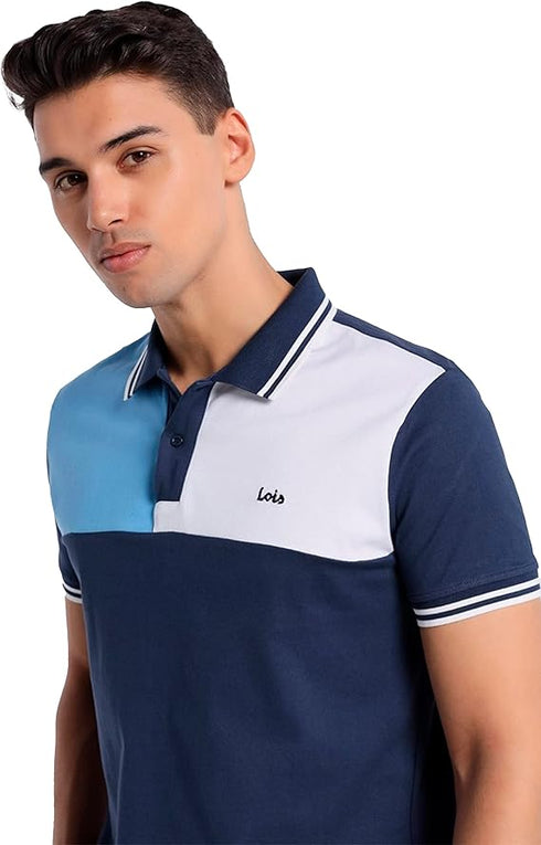 POLO LOIS MIMOSA 133413 TRICOLOR MARINO