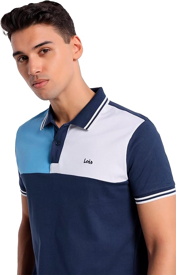 POLO LOIS MIMOSA 133413 TRICOLOR MARINO