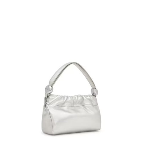 BANDOLERA TOUS XS. TOUS GLOSS PLATEADO