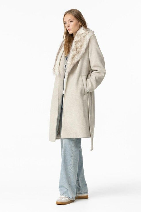 Abrigo Bush 1 162 Beige Croissant