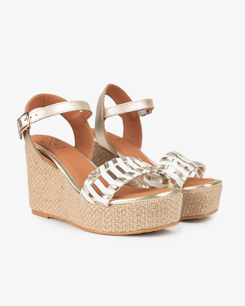 CUÑA POPA 051 DIGUE CALADO VAQUETA BLANCO