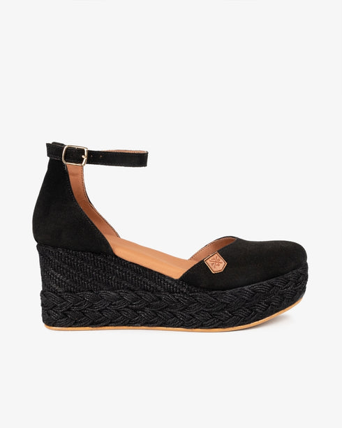 CUÑA POPA 061 CANTALAR BLACK SERRAJE NEGRO