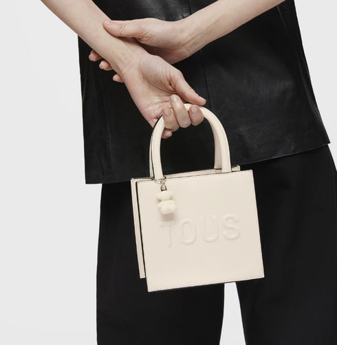 Bolso mini cube beige TOUS Brenda
