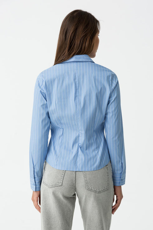 Camisa Manga Larga TIFFOSI Beto 749 Azul Indigo