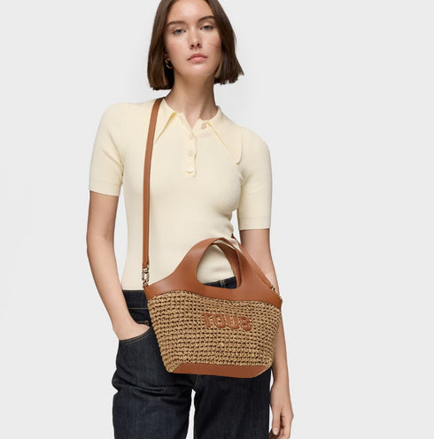 CAPAZO M. TOUS LIRIO RAFIA CAMEL