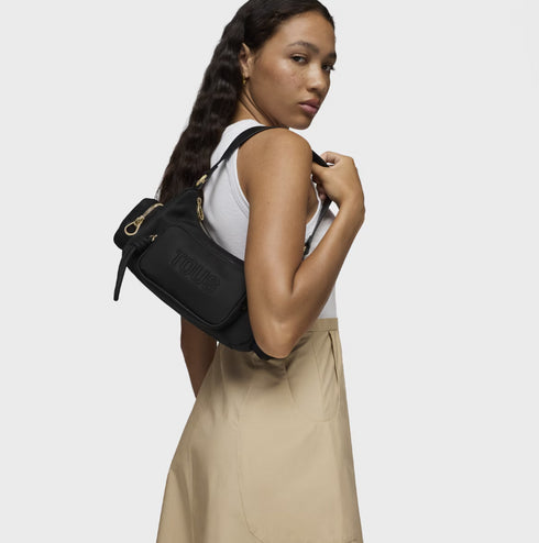 BOLSO DE HOMBRO TOUS ROOMY NEGRO