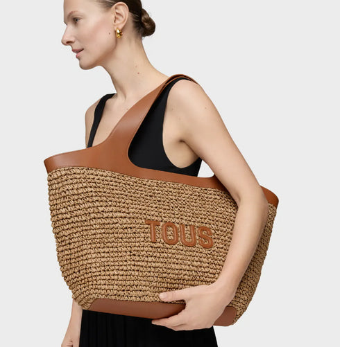 CAPAZO L. TOUS LIRIO RAFIA CAMEL