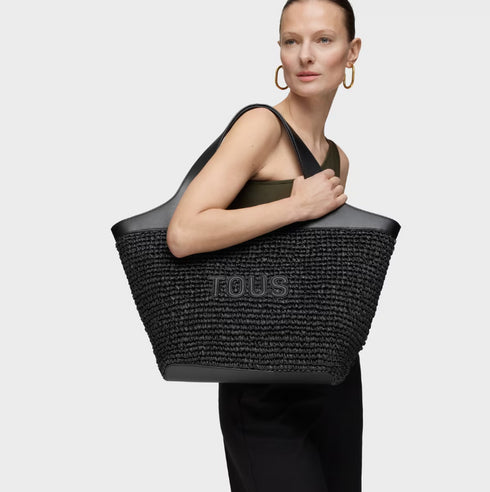 CAPAZO L. TOUS LIRIO RAFIA NEGRO