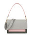 BANDOLERA TOUS M. AUDREE SAFFIANO GRIS ROSA