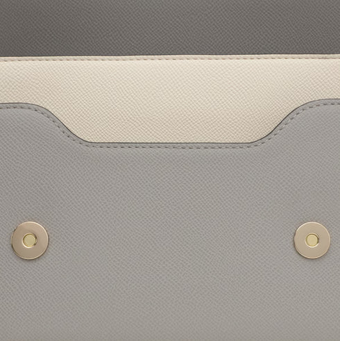 BANDOLERA TOUS M. AUDREE SAFFIANO BEIGE GRIS