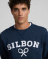 Sudadera silbon raqueta media azul marino 125013 SILBON
