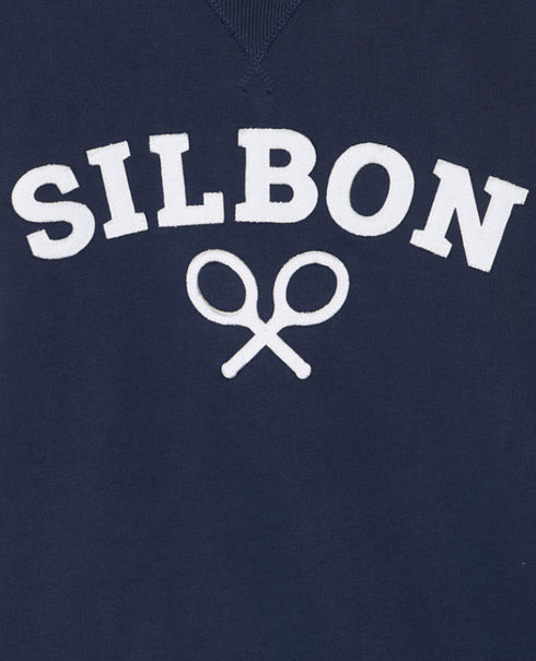 Sudadera silbon raqueta media azul marino 125013 SILBON