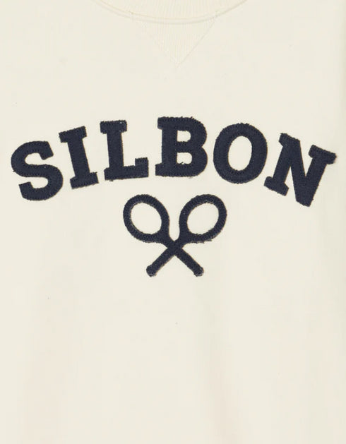 Sudadera silbon raqueta media crema 125014 SILBON