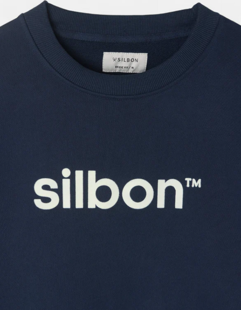 Sudadera silbon flock azul marino 133900 SILBON