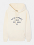 Sudadera hoodie Silbon sports crema 133836 SILBON