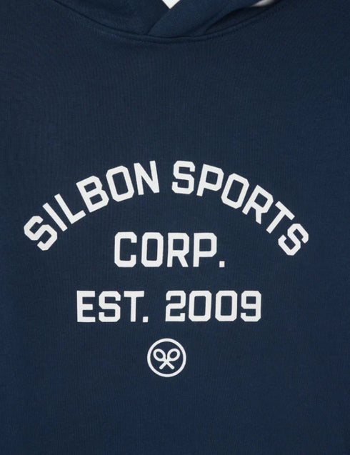 Sudadera hoodie Silbon sports azul marino 133835 SILBON
