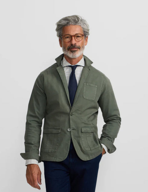 Semiblazer casual verde 133695 SILBON