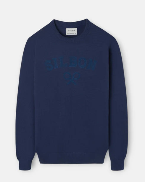 Jersey raqueta media azul marino 134250 SILBON