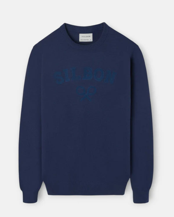 Jersey raqueta media azul marino 134250 SILBON