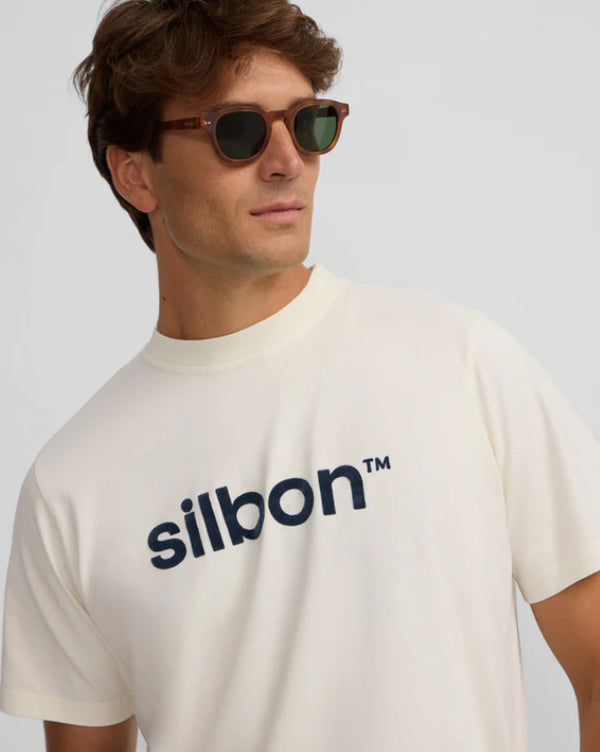 Camiseta silbon flock crema 133752 SILBON