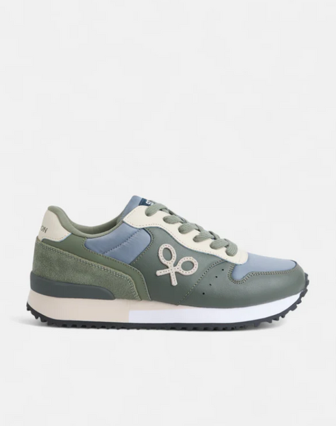 Zapatilla running sport beige 133645 SILBON