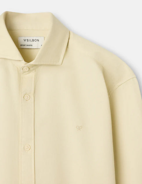 Camisa sport raqueta estructura amarillo 134158 SILBON