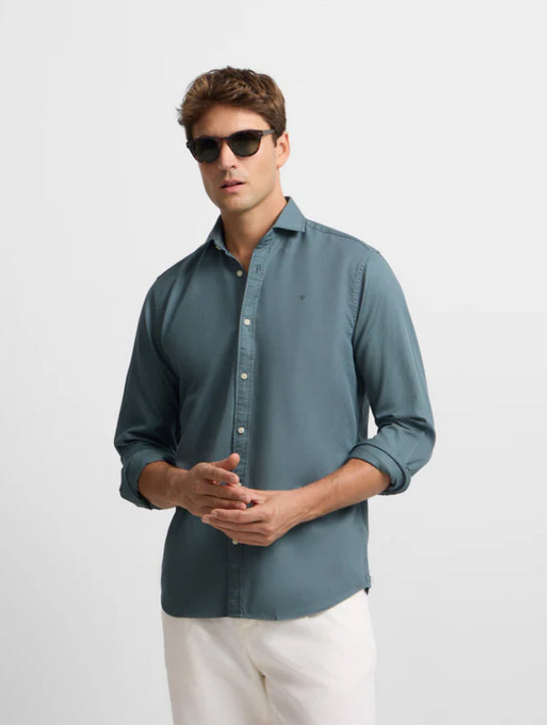 Camisa sport raqueta estructura petroleo 134160 SILBON