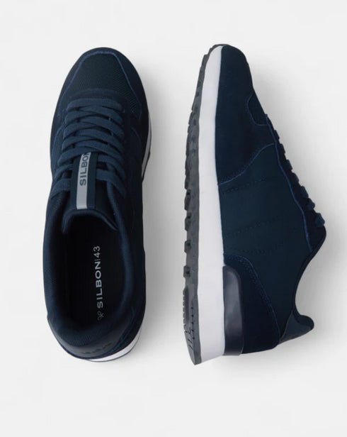 Zapatilla running clasica azul marino 133629 SILBON