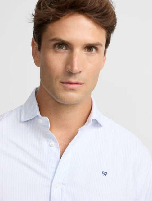 Camisa sport oxford rayas celeste 134124 SILBON