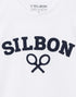 Camiseta silbon raqueta media blanca 124611 SILBON