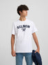 Camiseta silbon raqueta media blanca 124611 SILBON