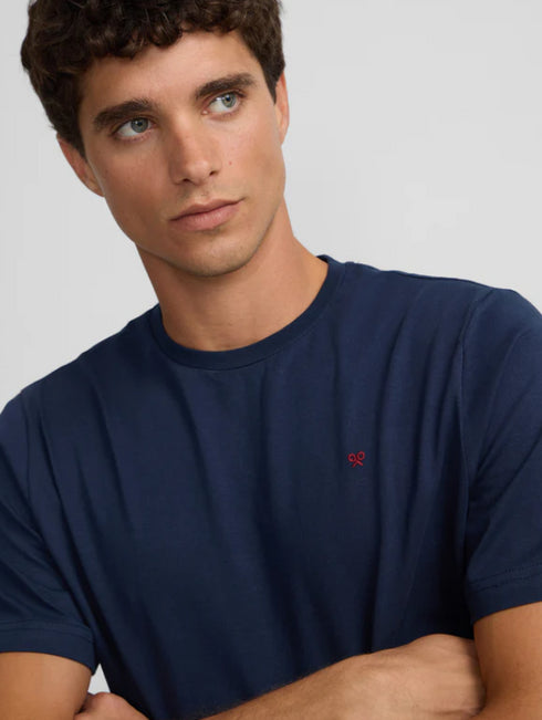 Camiseta silbon minilogo azul marino 124602 SILBON