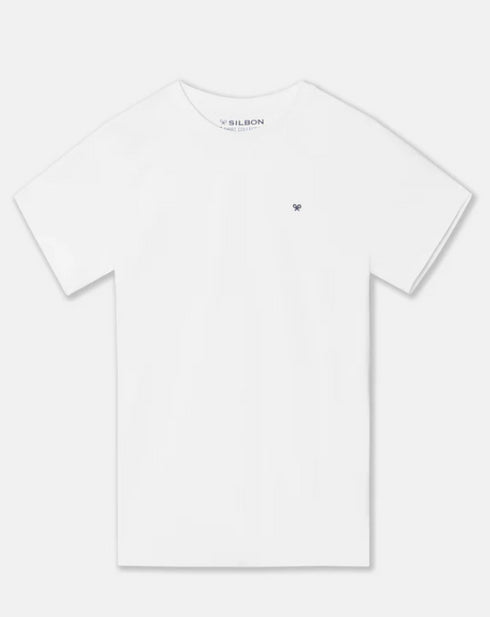 Camiseta silbon minilogo blanco 124603 SILBON