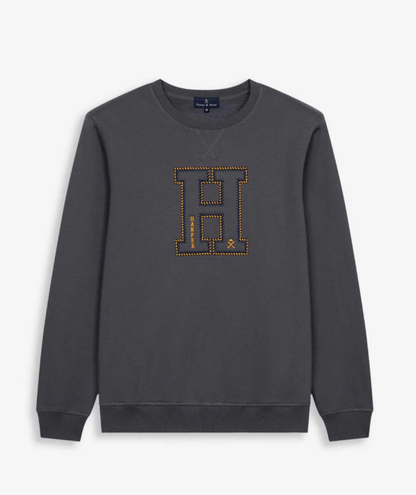 SUDADERA HARVARD HARPER & NEYER 404125013 ANTRACITA